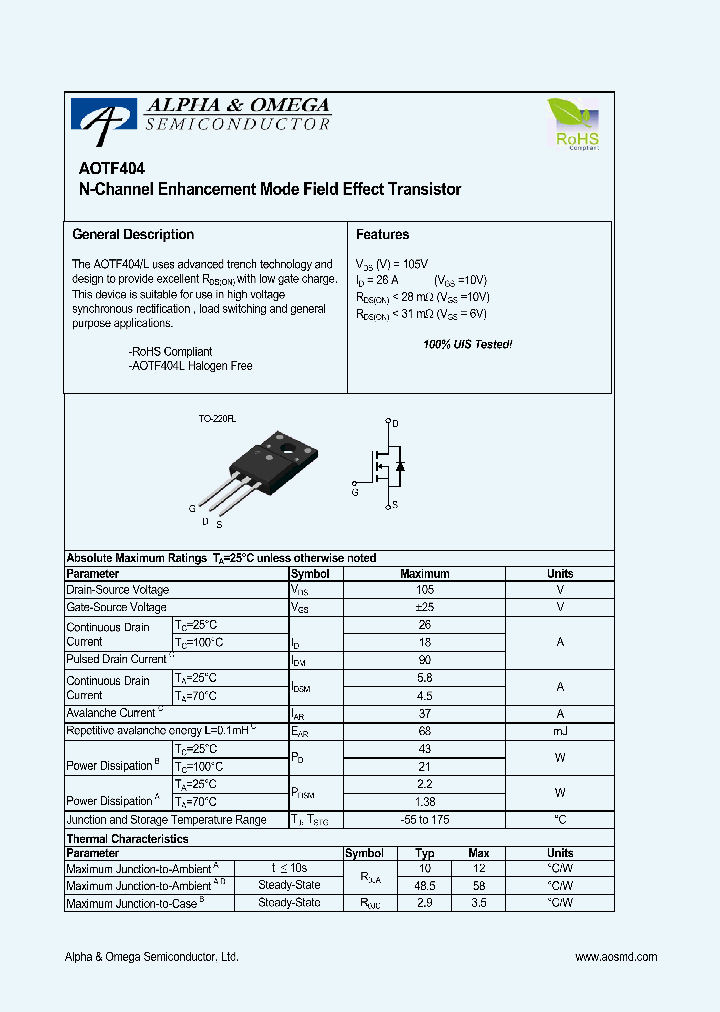 AOTF404_4825727.PDF Datasheet