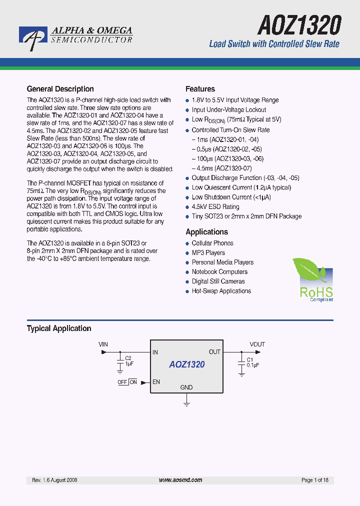 AOZ1320CI-03_4340267.PDF Datasheet