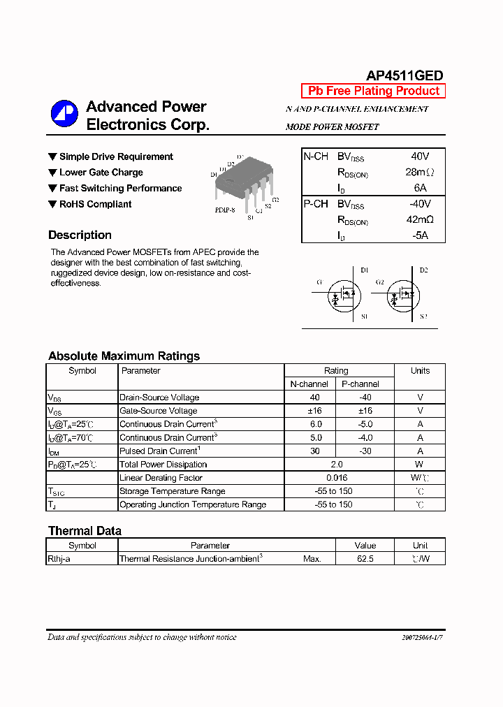 AP4511GED_4190907.PDF Datasheet