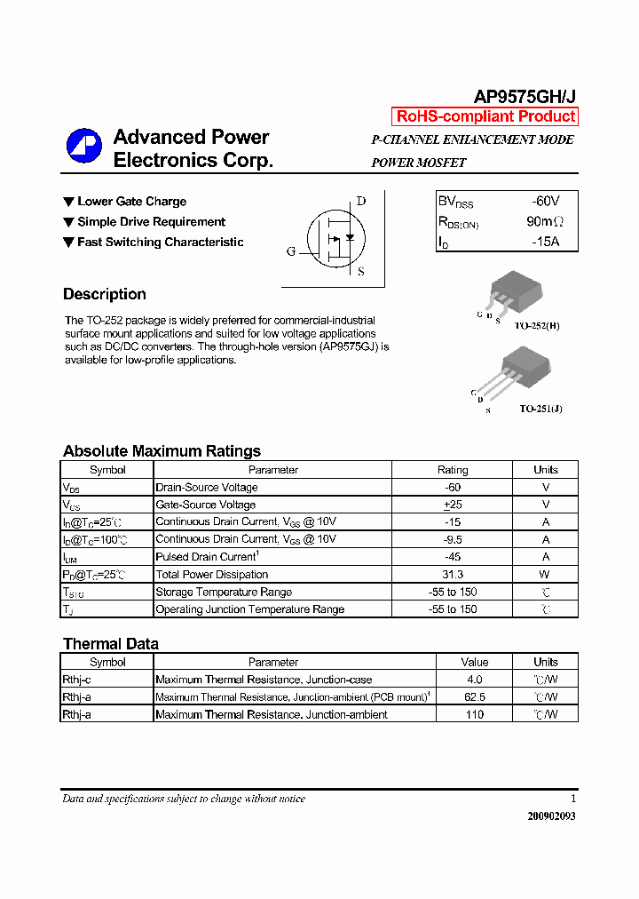 AP9575GH_4447275.PDF Datasheet