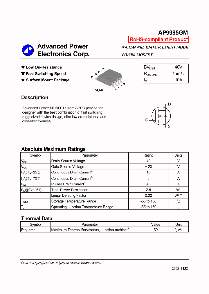 AP9985GM_4449518.PDF Datasheet