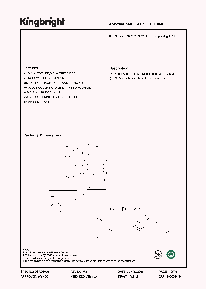 APD2520SYC0307_4172698.PDF Datasheet