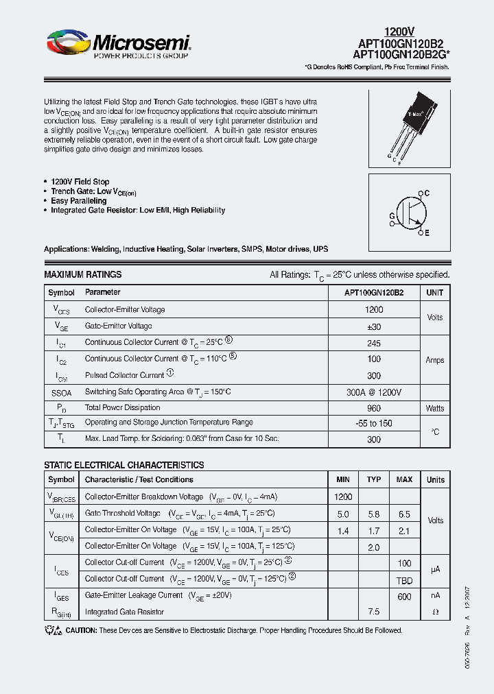 APT100GN120B2_4766643.PDF Datasheet
