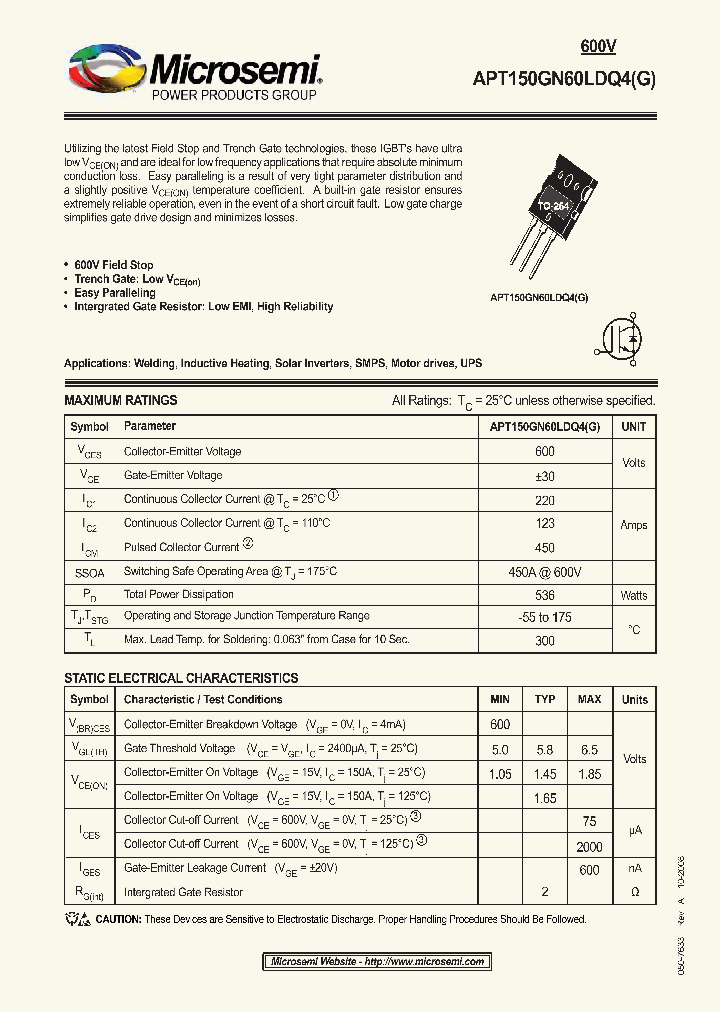 APT150GN60LDQ4_4693826.PDF Datasheet