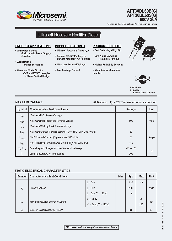 APT30DL60B_4698717.PDF Datasheet