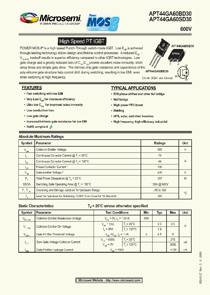 APT44GA60BD30_4486034.PDF Datasheet