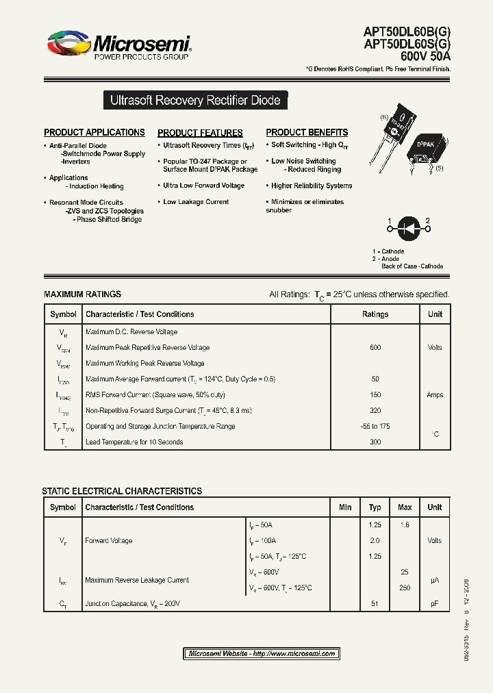 APT50DL60B_4698718.PDF Datasheet
