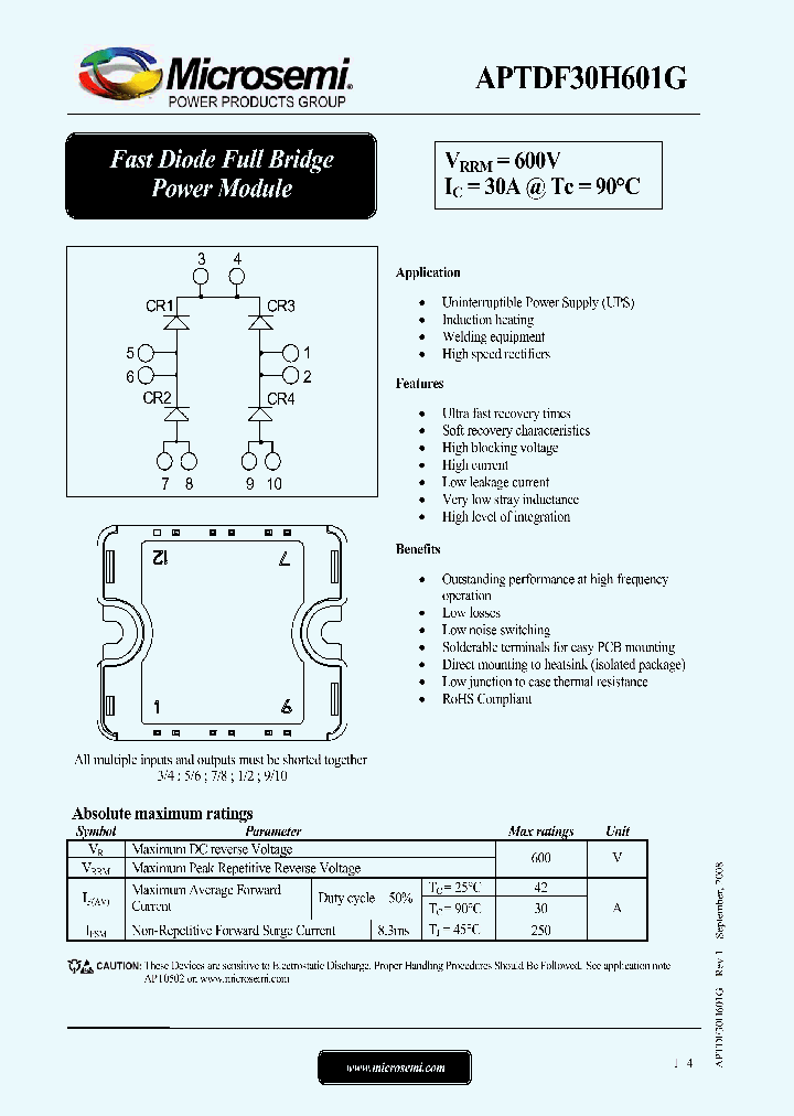 APTDF30H601G_4577265.PDF Datasheet