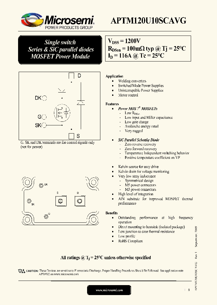 APTM120U10SCAVG_4626840.PDF Datasheet
