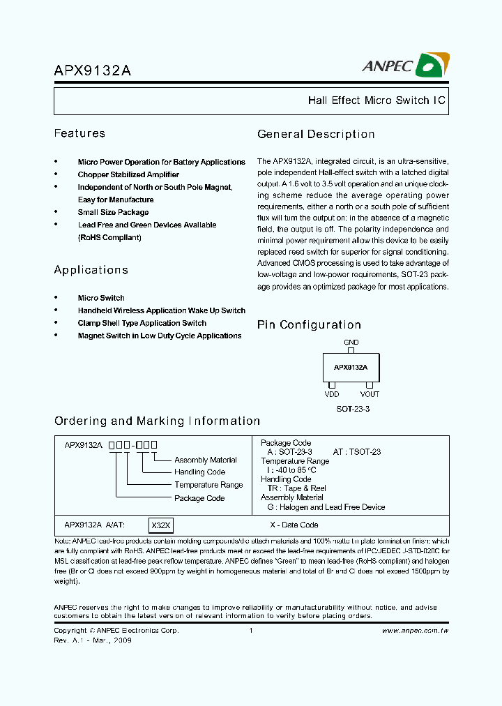 APX9132AATI-TRG_4629394.PDF Datasheet