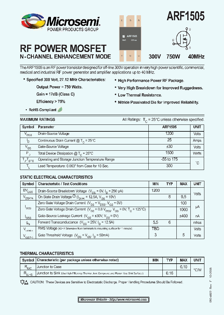 ARF1505_4636122.PDF Datasheet