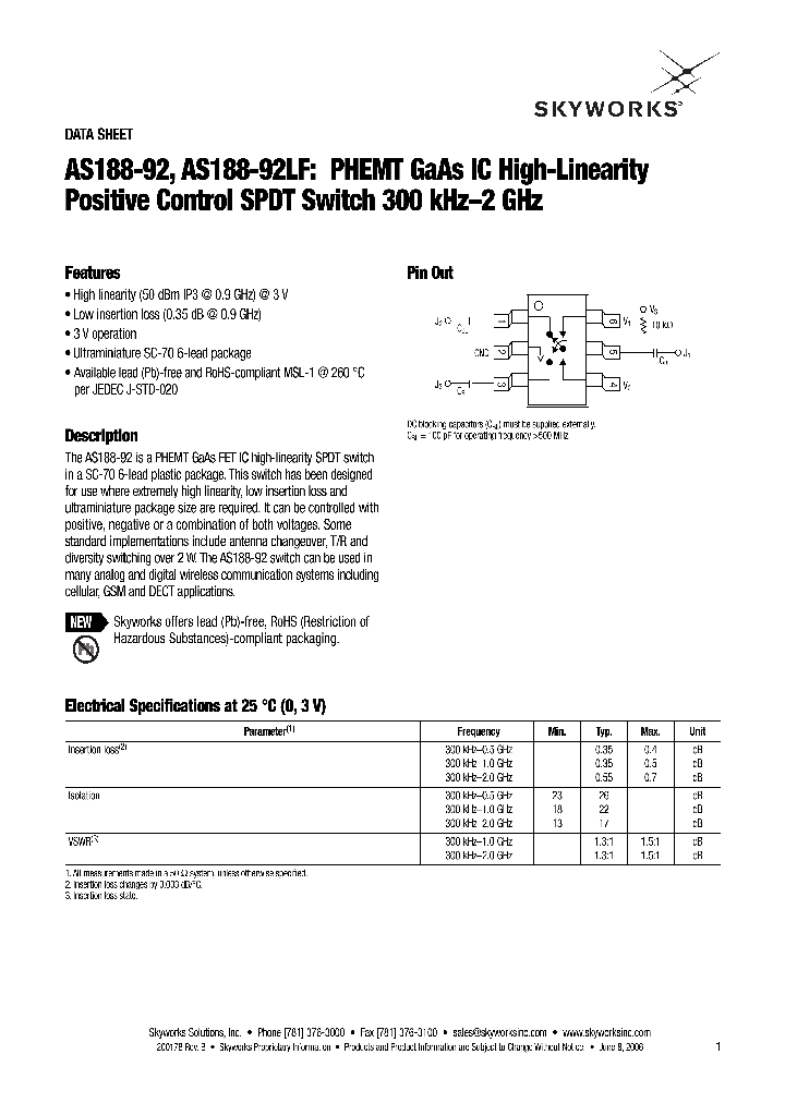 AS188-92_4380001.PDF Datasheet