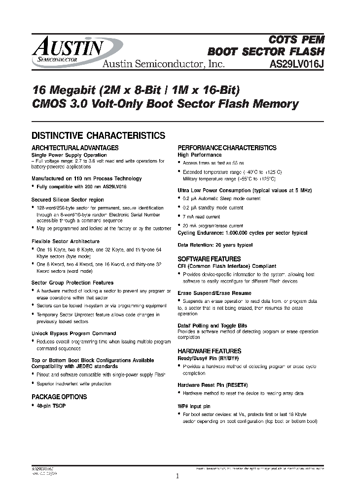 AS29LV016J_4469990.PDF Datasheet