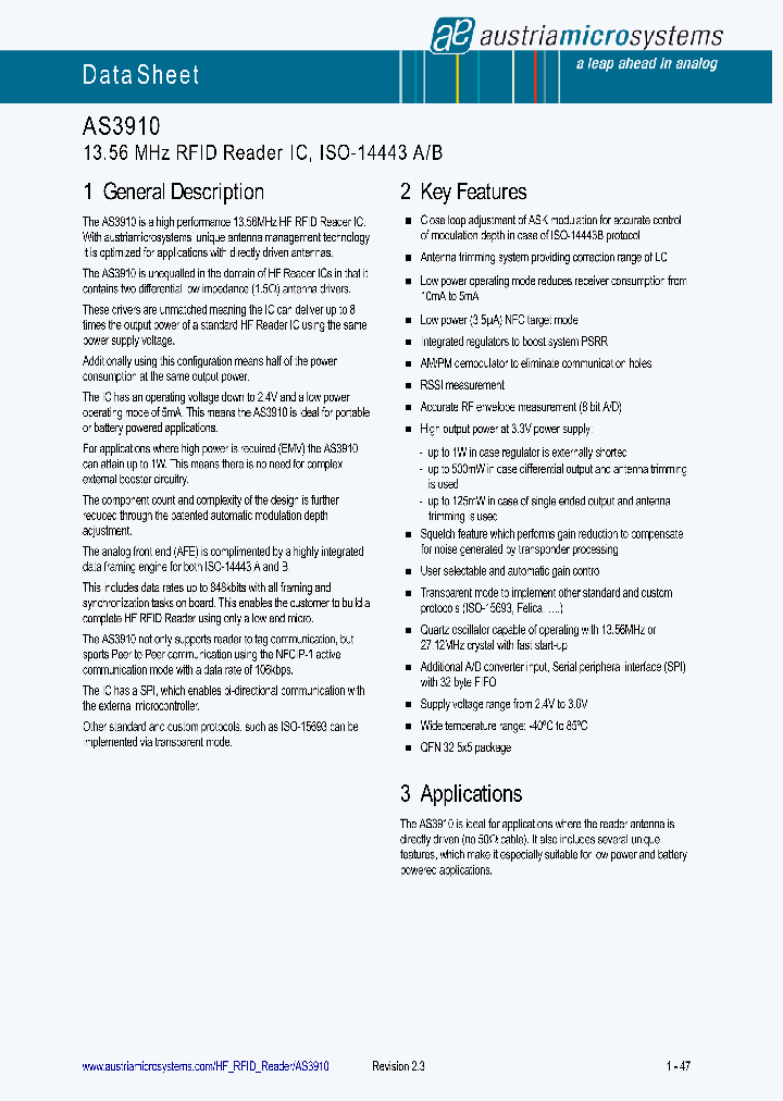 AS3910_4536818.PDF Datasheet