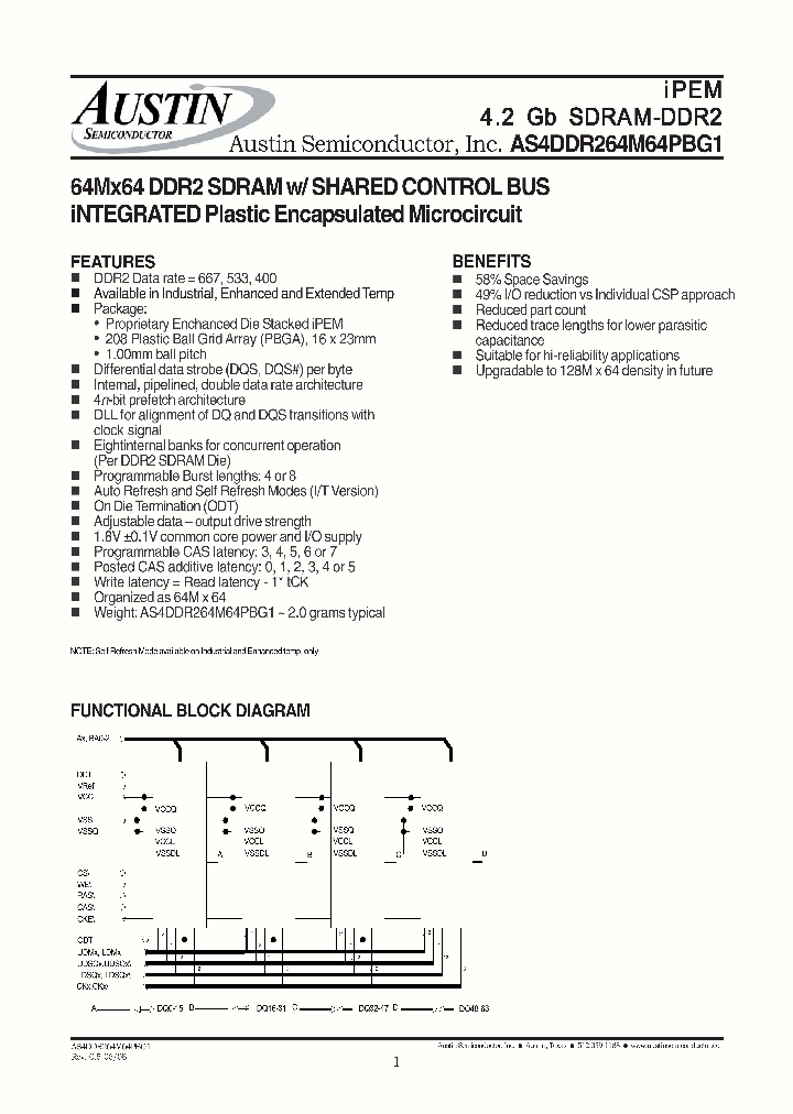 AS4DDR264M64PBG1R-5ET_4476202.PDF Datasheet