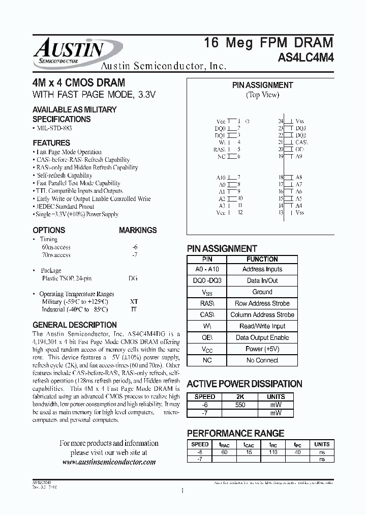 AS4LC4M4DG-6IT_4815175.PDF Datasheet