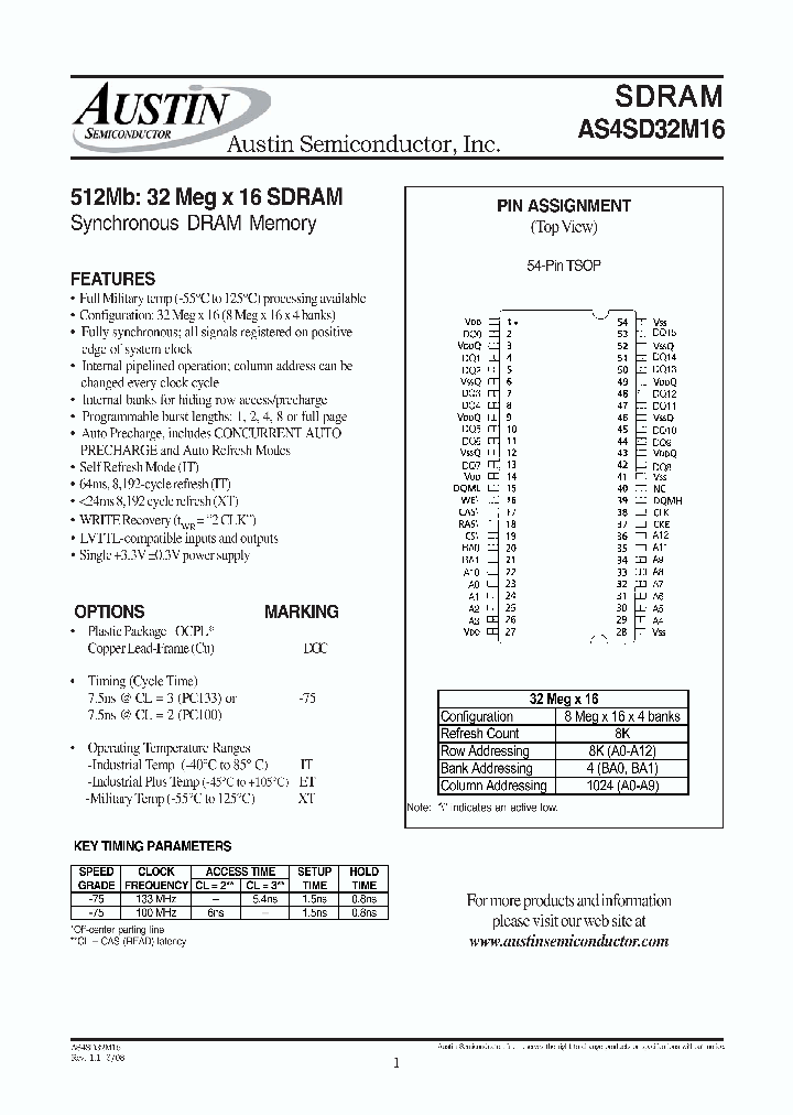 AS4SD32M16DGC-75ET_4518918.PDF Datasheet