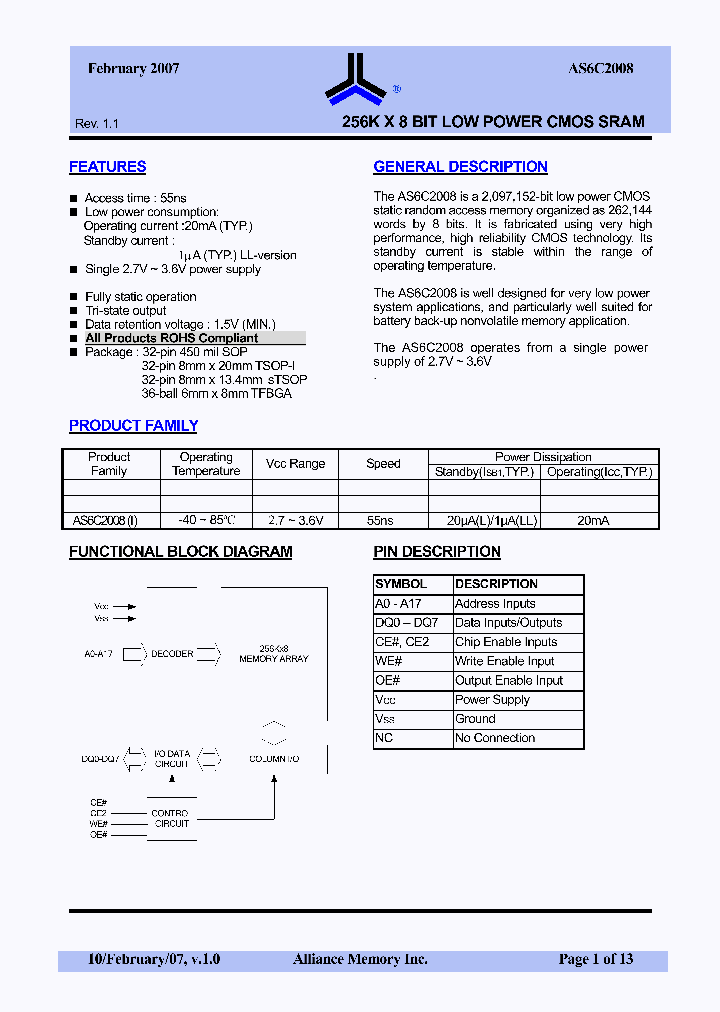AS6C2008_4434586.PDF Datasheet