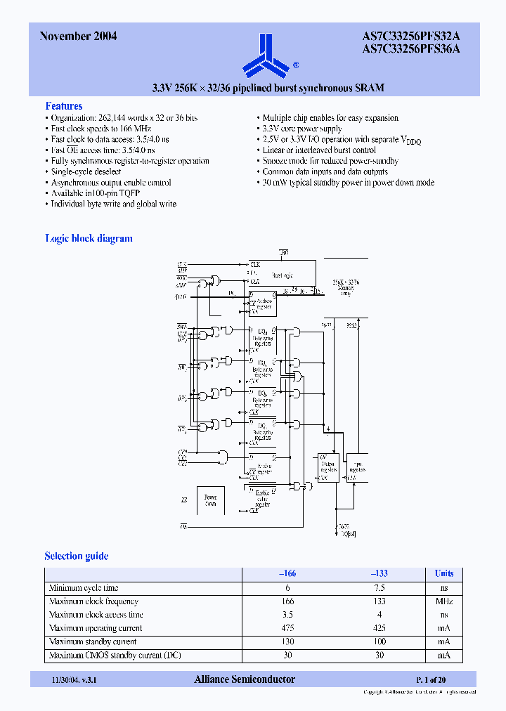 AS7C33256PFS32A-166TQCN_4565970.PDF Datasheet