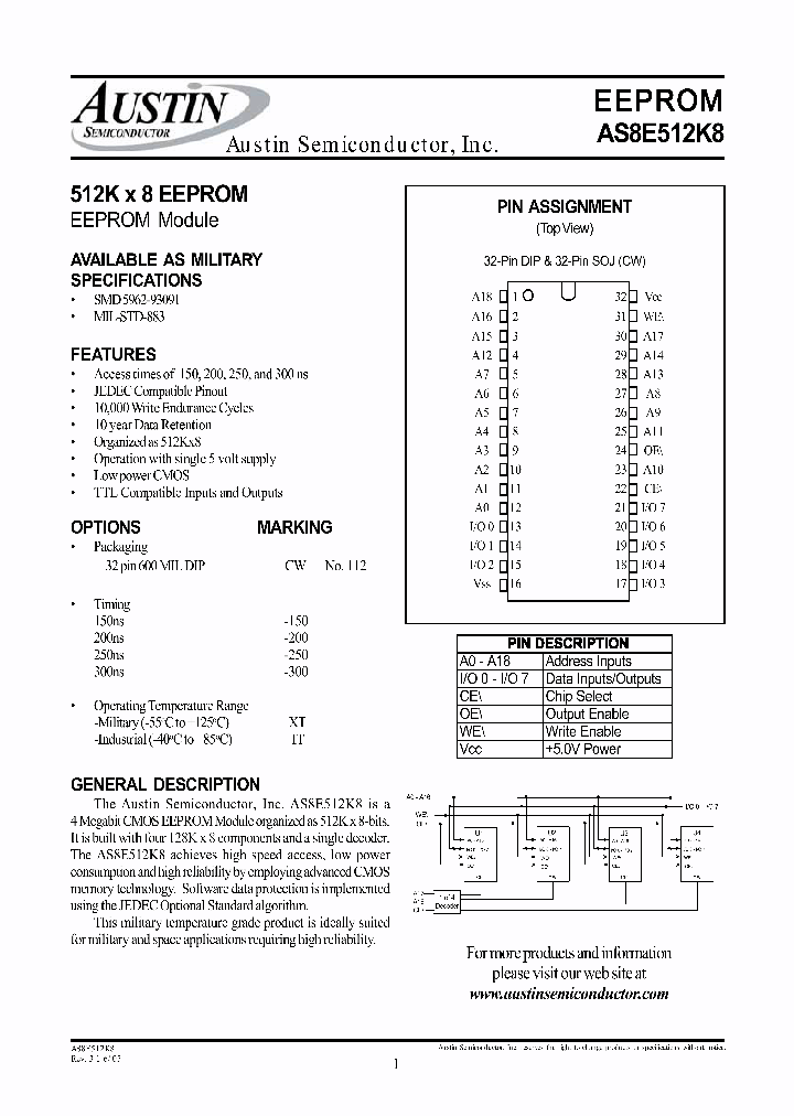 AS8E512K8CW-150HQ_4516034.PDF Datasheet