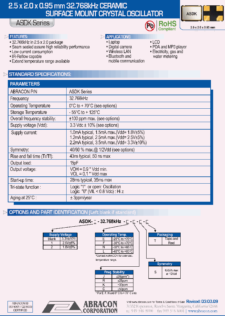 ASDK32768KHZERST_4558233.PDF Datasheet