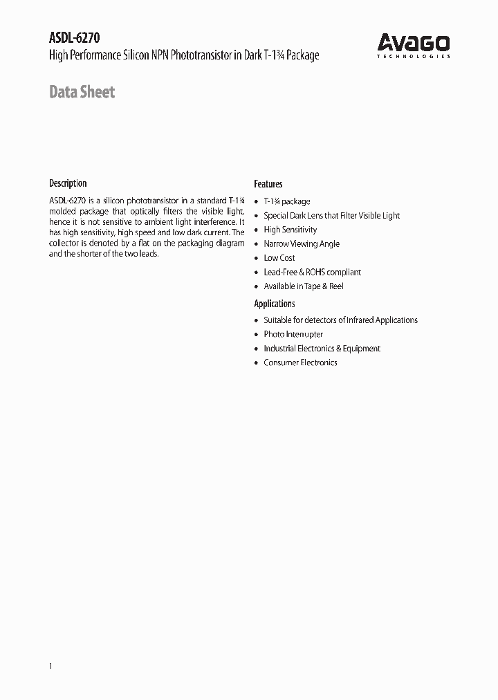 ASDL-6270_4867086.PDF Datasheet