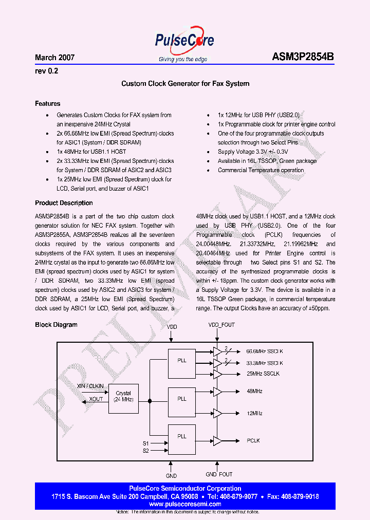 ASM3P2854B_4457184.PDF Datasheet
