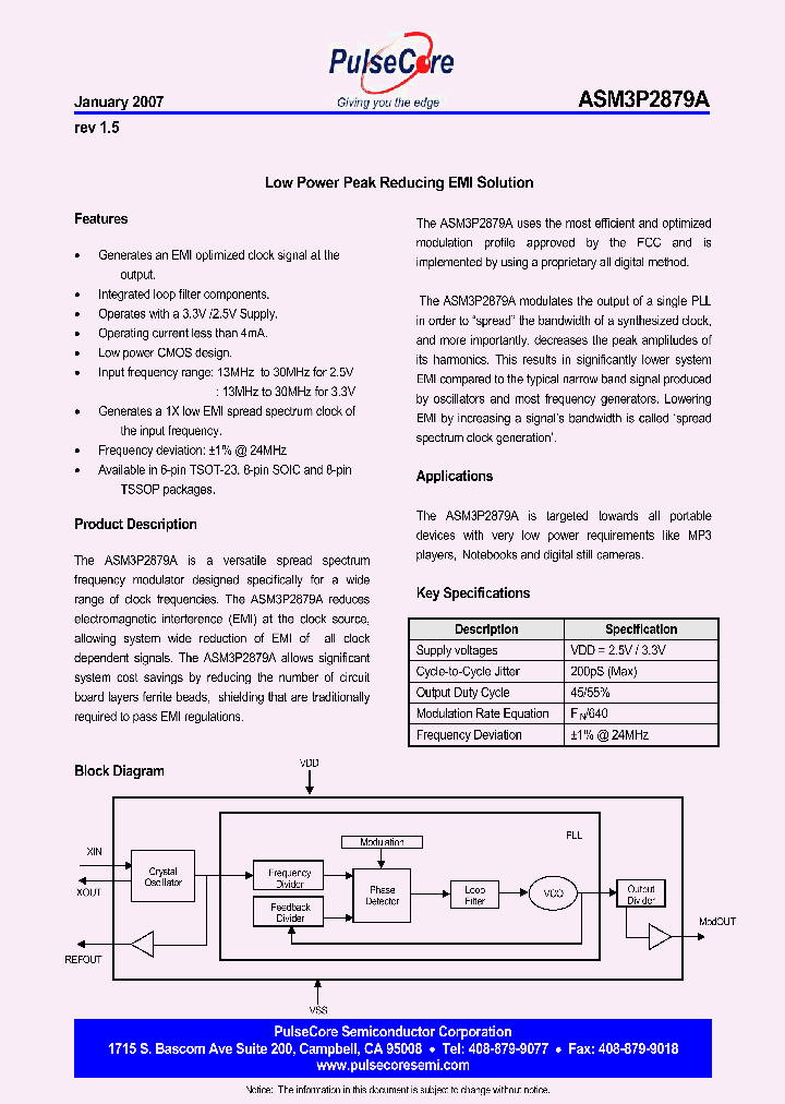 ASM3P2879A_4634663.PDF Datasheet