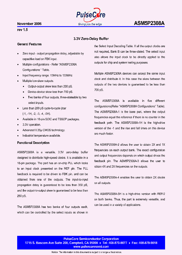 ASM5I2308AG-4-16-SR_4467939.PDF Datasheet