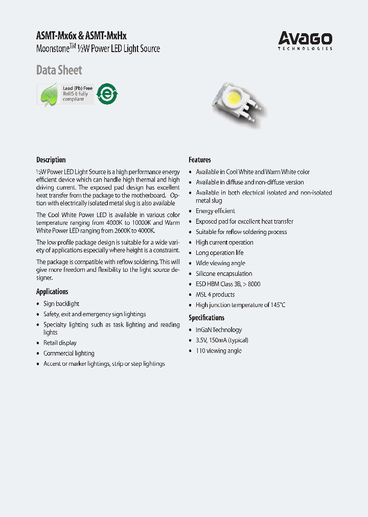 ASMT-MW60_4216438.PDF Datasheet