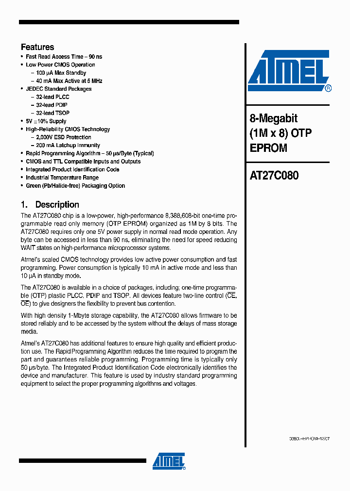 AT27C08007_4548395.PDF Datasheet