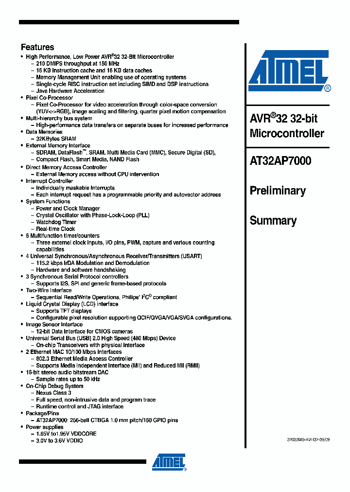 AT32AP700009_4543310.PDF Datasheet