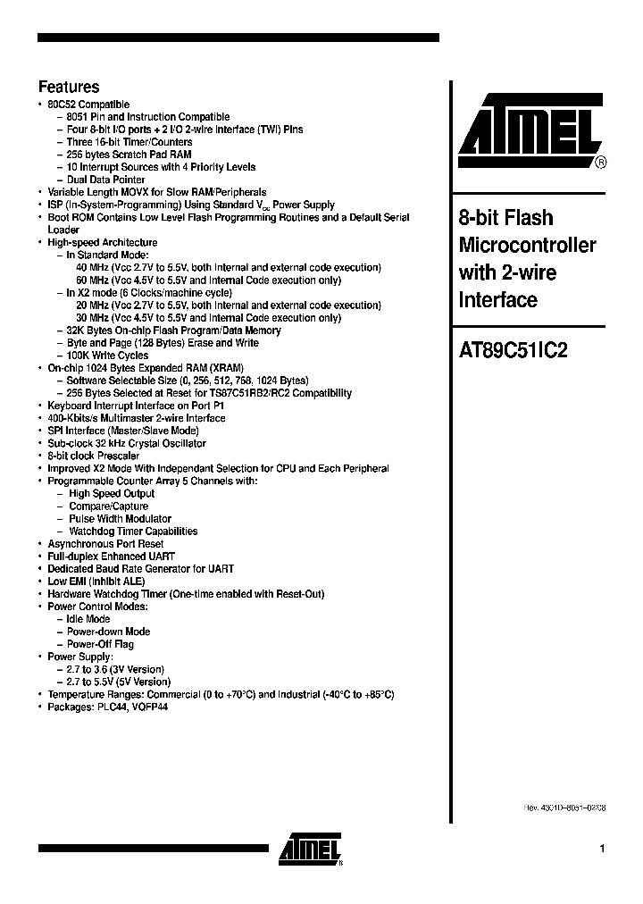 AT89C51IC2-RLTUL_4348214.PDF Datasheet