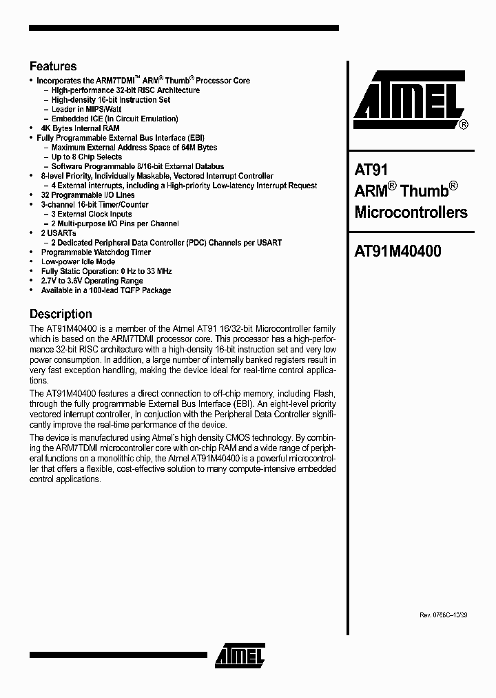 AT91M4040099_4228727.PDF Datasheet