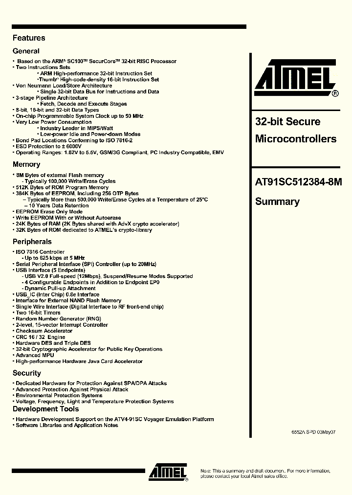 AT91SC512384-8M_4201445.PDF Datasheet