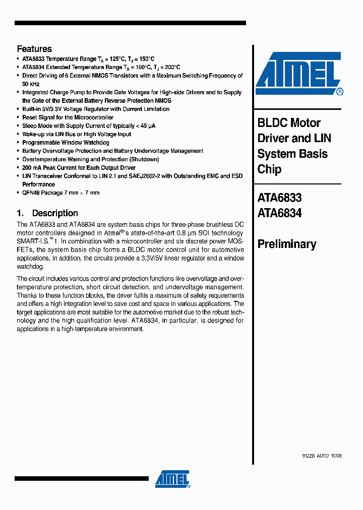 ATA6834-PLQW_4357960.PDF Datasheet