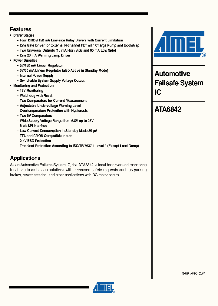 ATA6842_4467507.PDF Datasheet