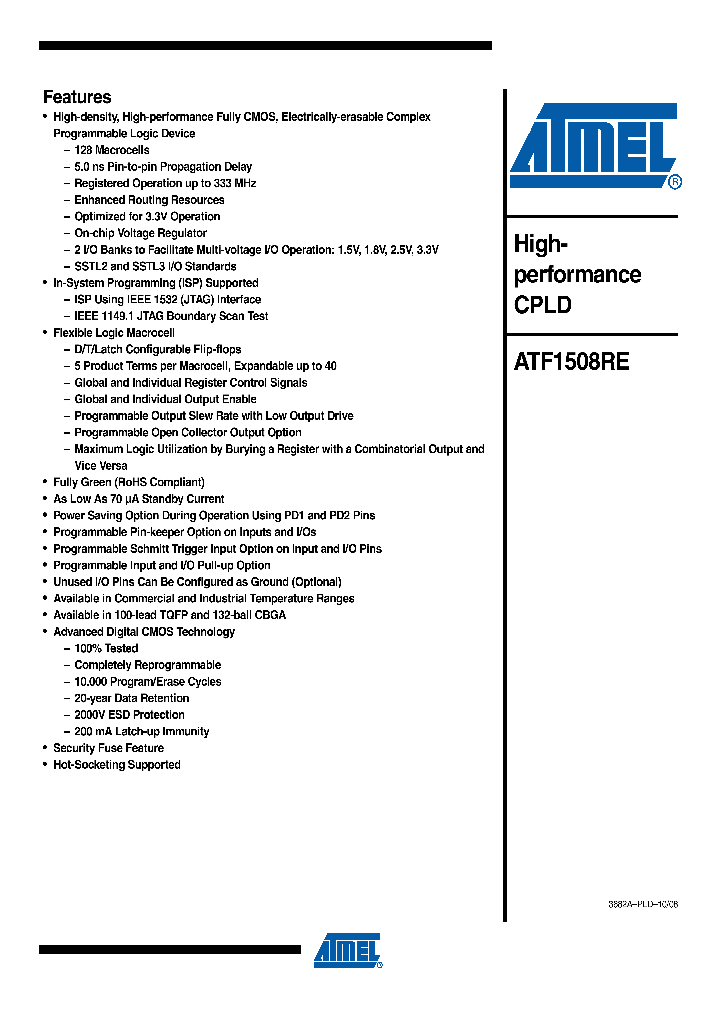 ATF1508RE-5CX132_4279830.PDF Datasheet