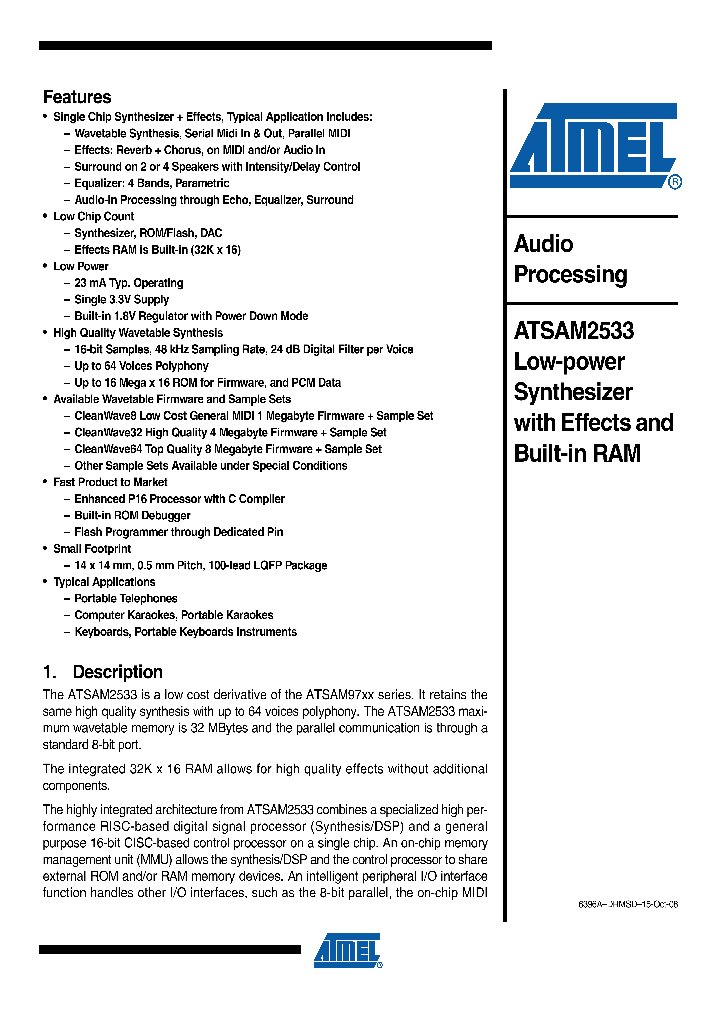 ATSAM2533_4284500.PDF Datasheet