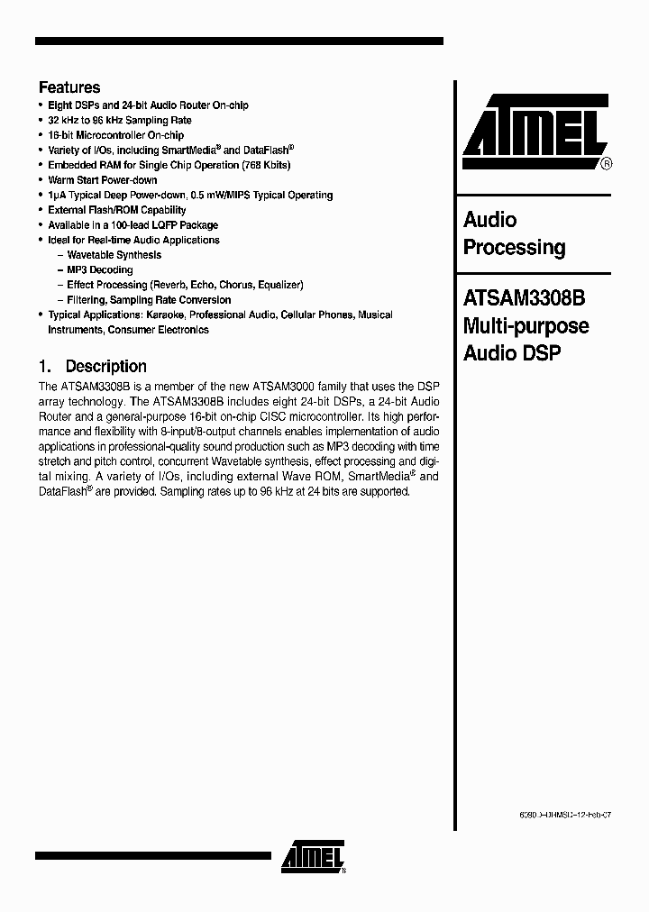ATSAM3308B_4313903.PDF Datasheet
