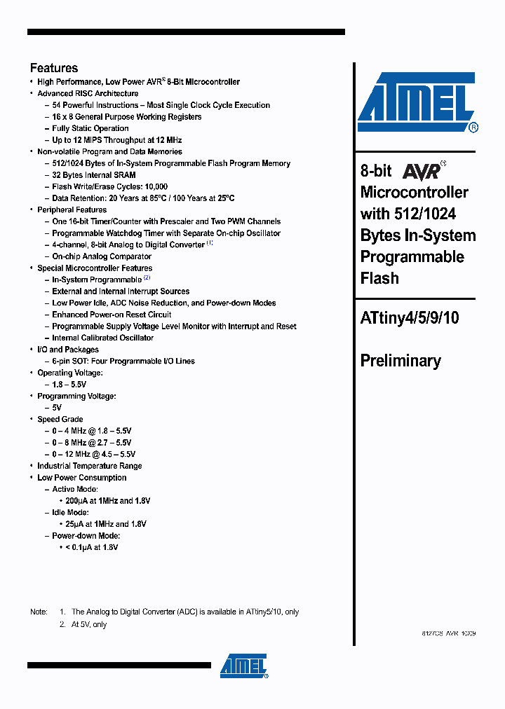 ATTINY10_4516574.PDF Datasheet