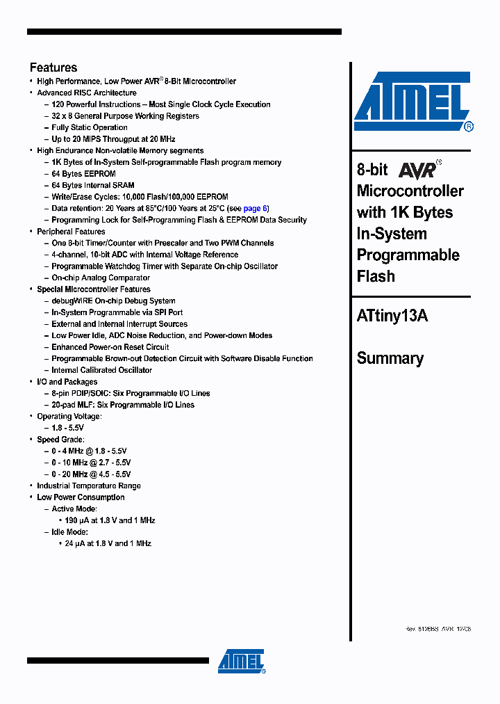 ATTINY13A-MMU_4534872.PDF Datasheet