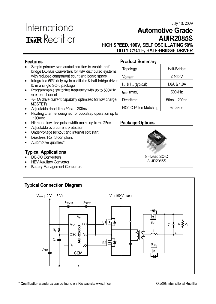 AUIR2085S_4554349.PDF Datasheet