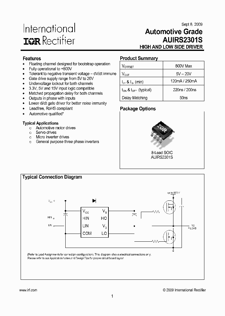 AUIRS2301_4571137.PDF Datasheet