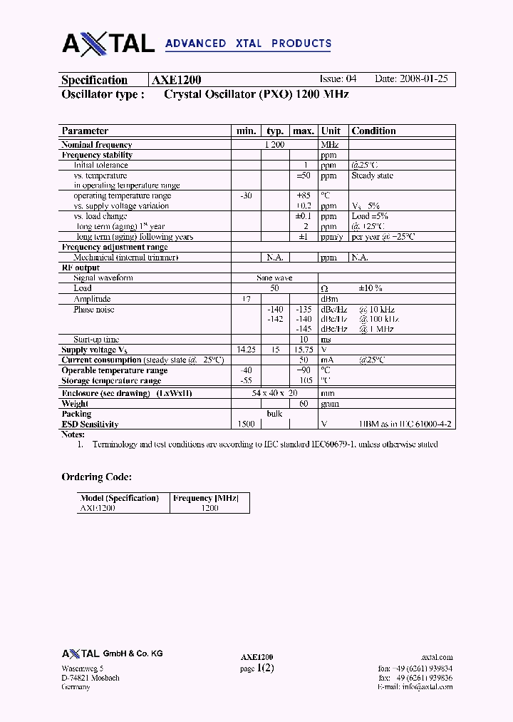 AXE1200_4195748.PDF Datasheet