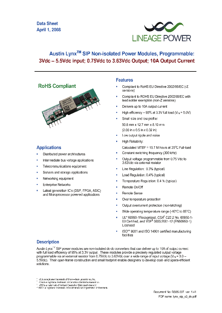 AXH010A0X3_4540449.PDF Datasheet