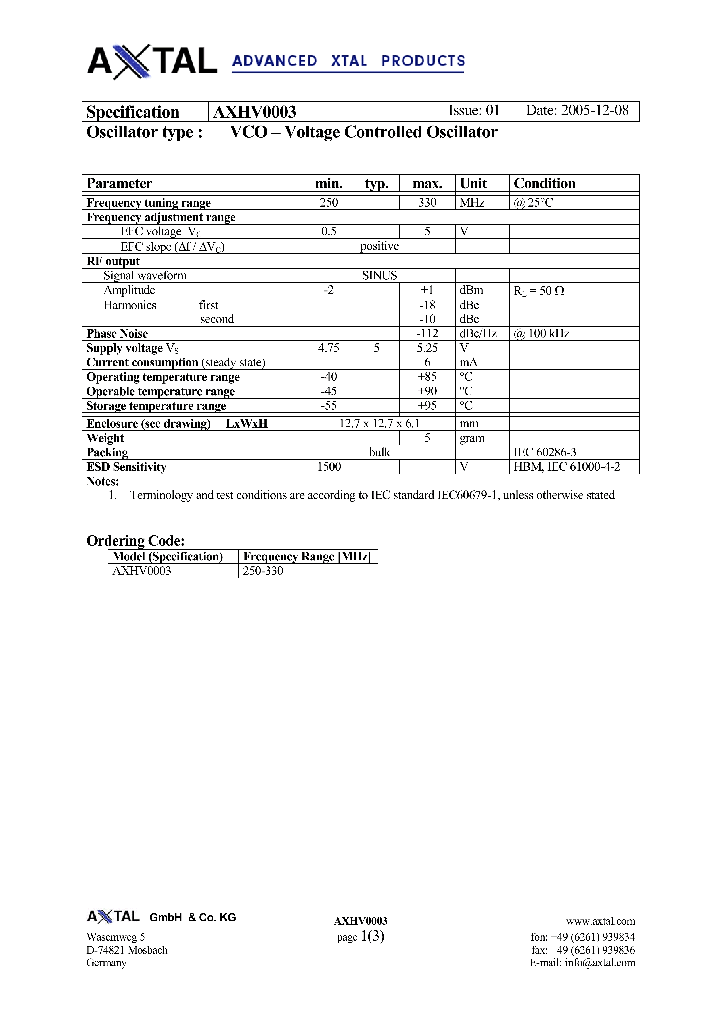 AXHV0003_4218640.PDF Datasheet