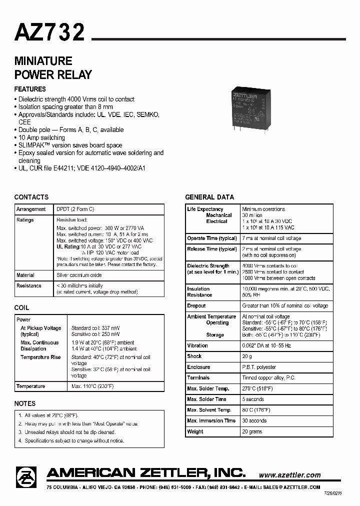 AZ2732-560-2_4659148.PDF Datasheet