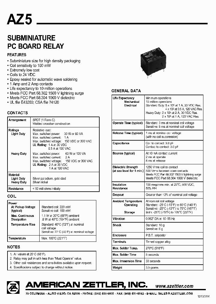 AZ5X-1C-5DSE_4494325.PDF Datasheet