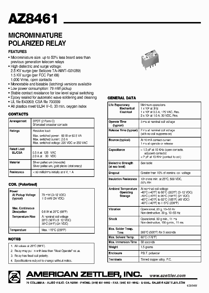 AZ8461-15_4904738.PDF Datasheet